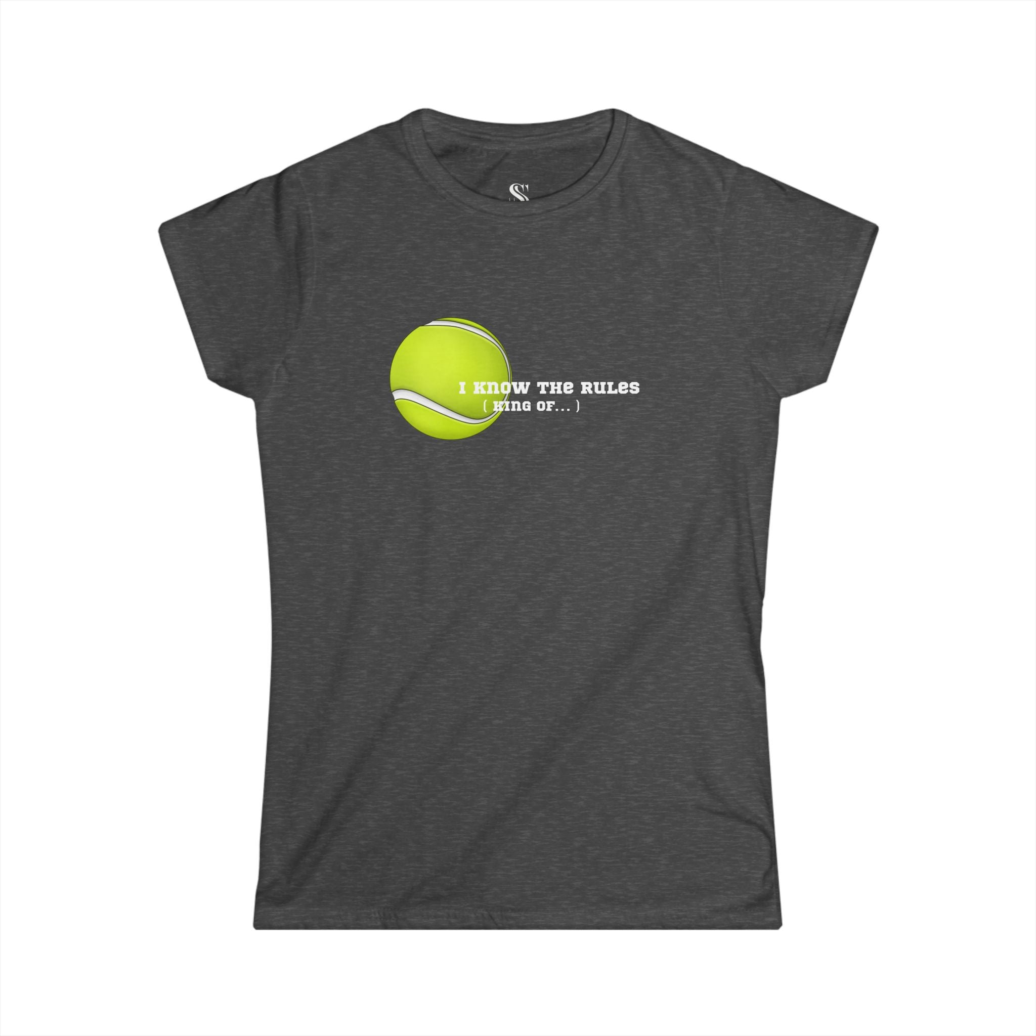 Women's "I Know the Rules" Tennis Tee