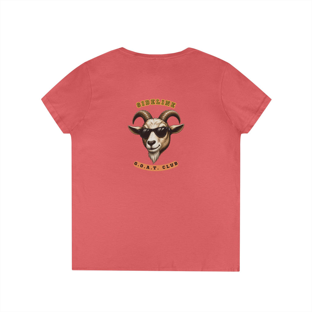 Women's "Sideline G.O.A.T. Club" V-Neck