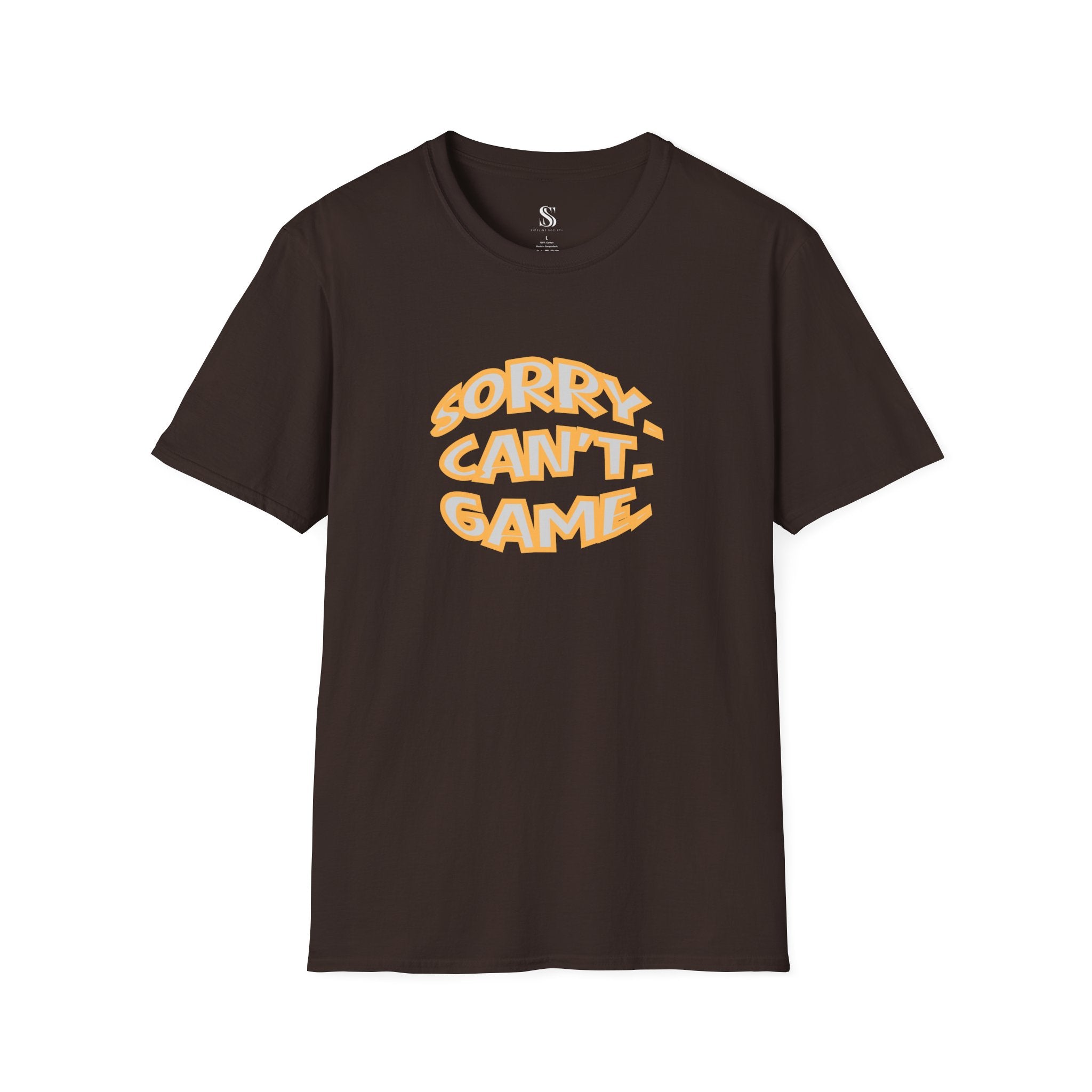 Men's "Sorry. Can't. Game." Retro Tee