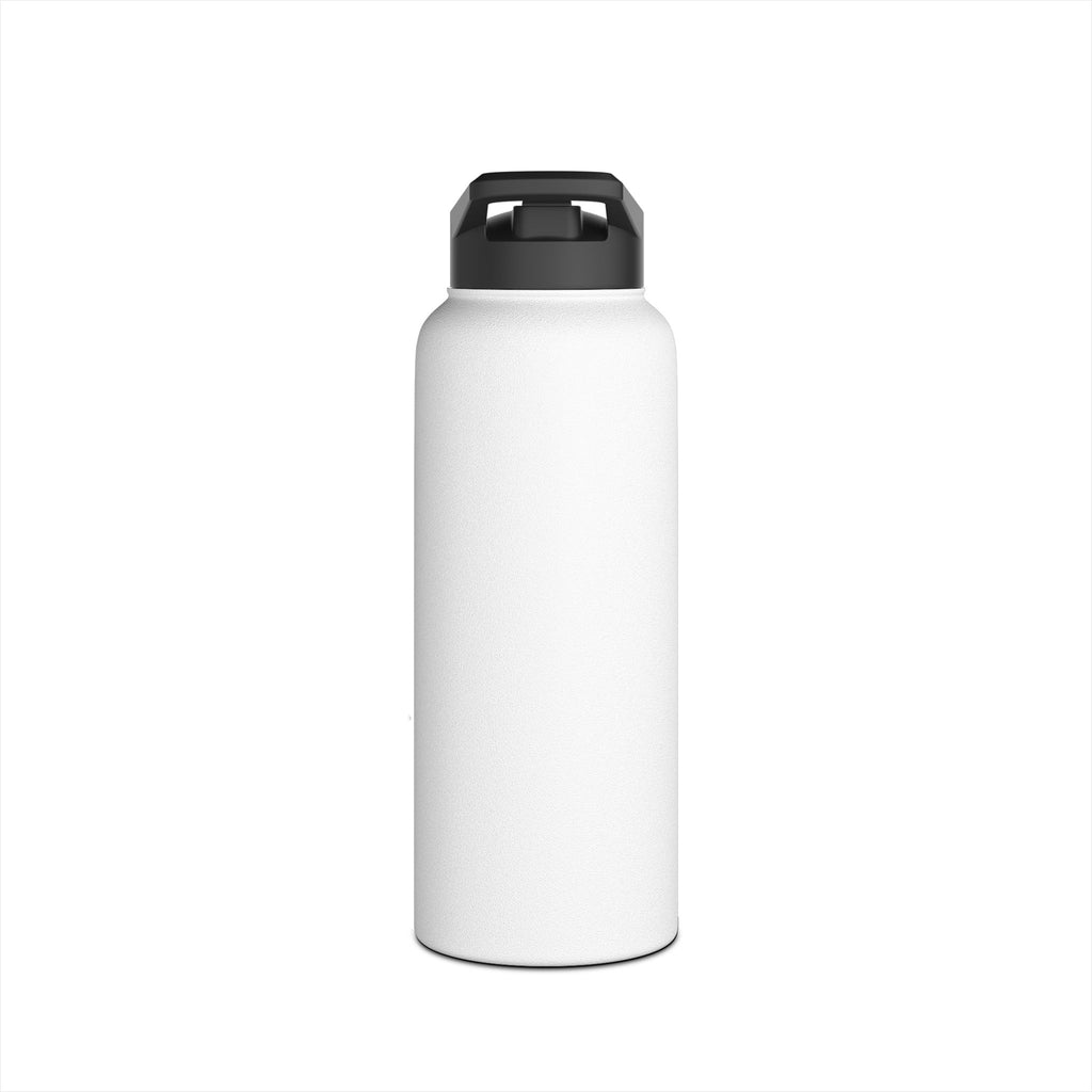 Sideline Personalized "Pink Name" Stainless Steel Water Bottle w/ Straw