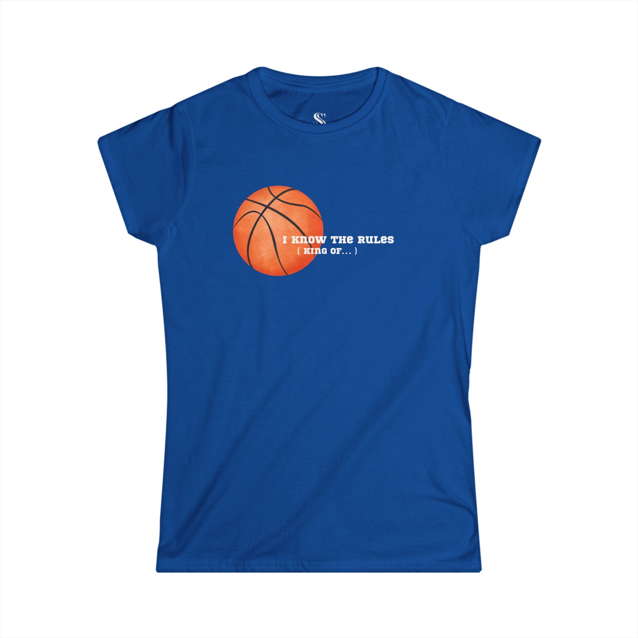 Women's "I Know the Rules" Basketball Tee