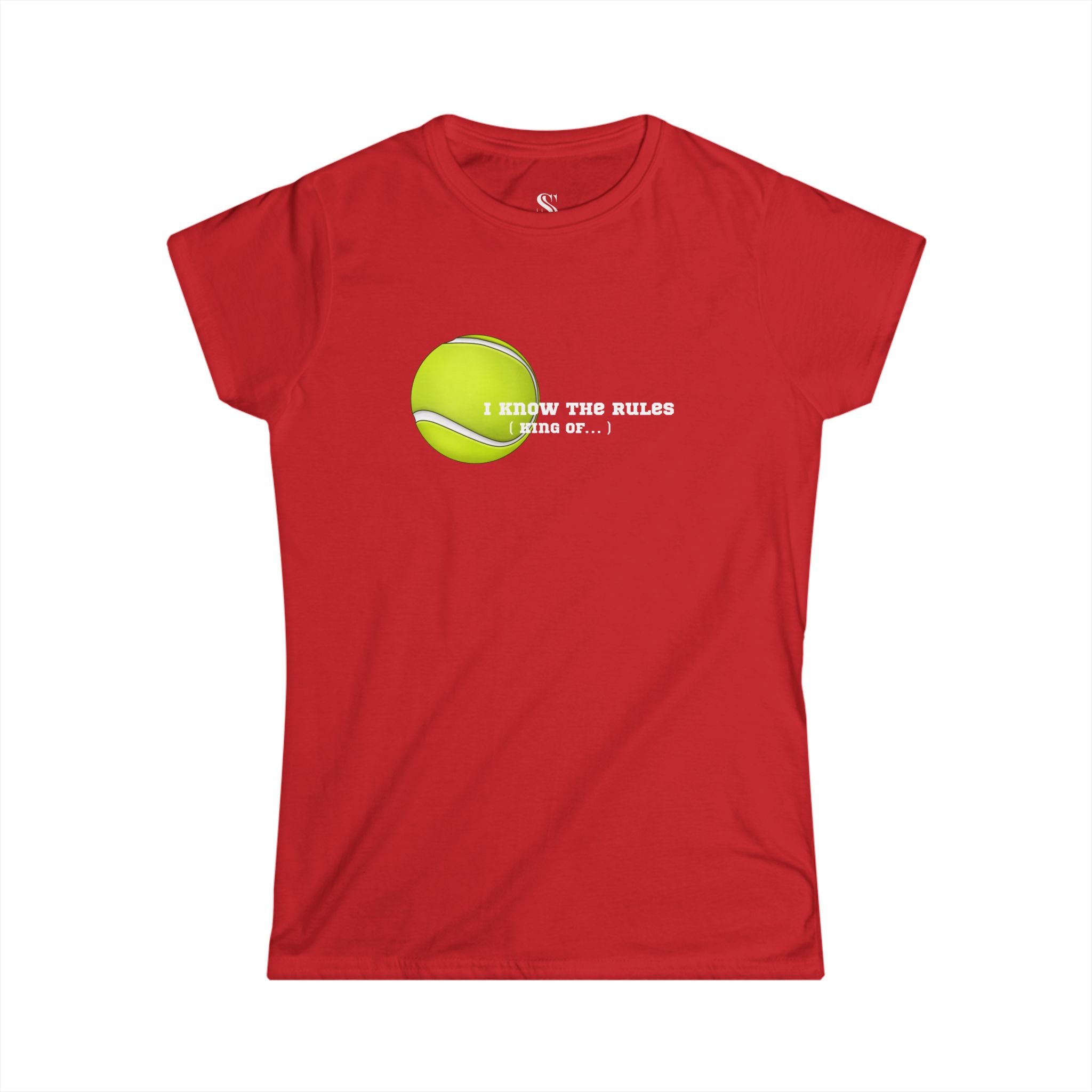 Women's "I Know the Rules" Tennis Tee