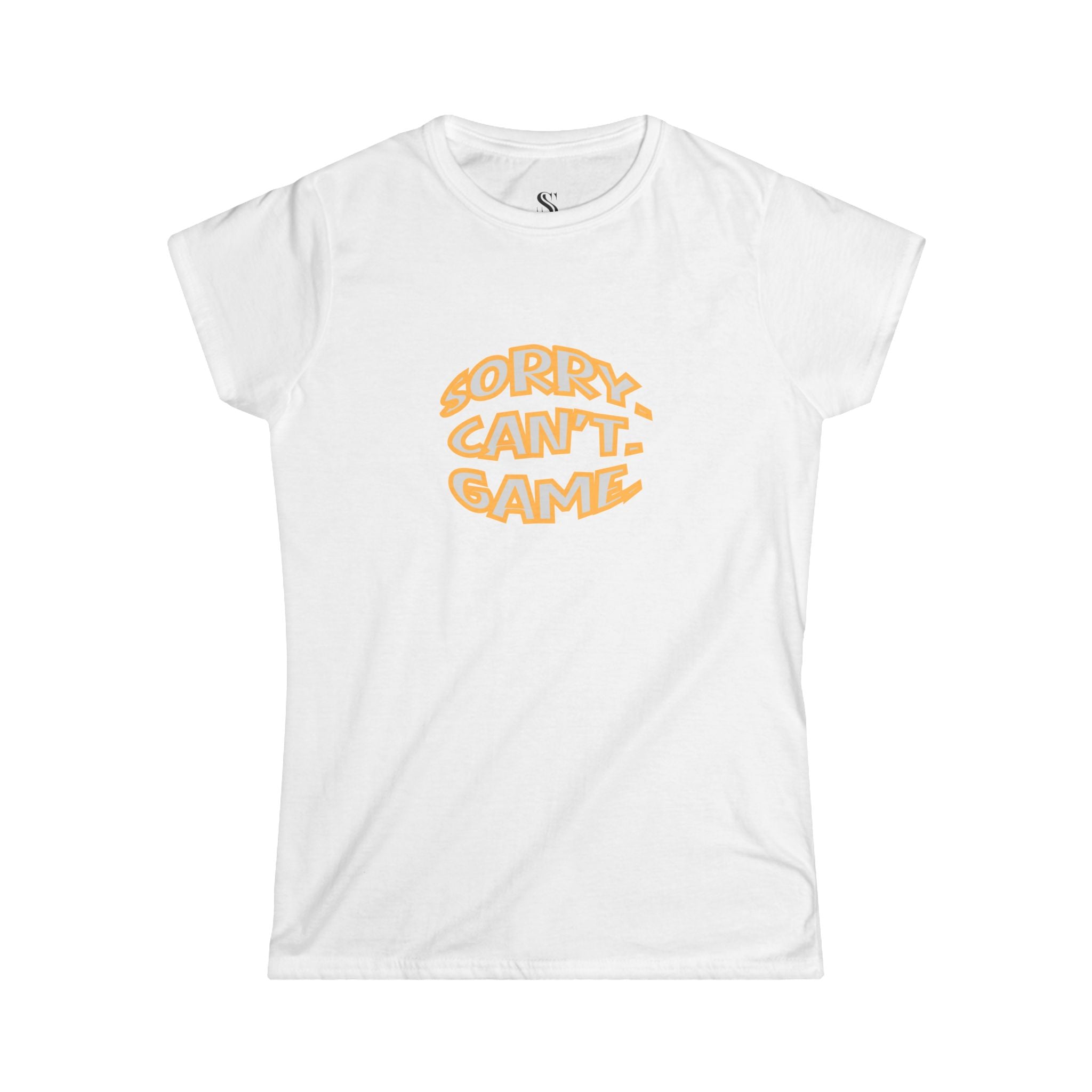 Women's "Sorry. Can't. Game." Retro Tee