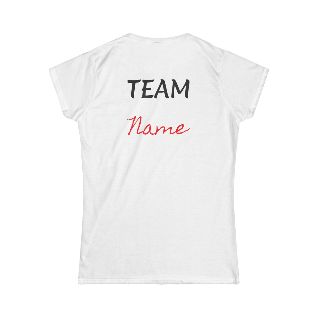 Women's Personalized Team "Name" Tee