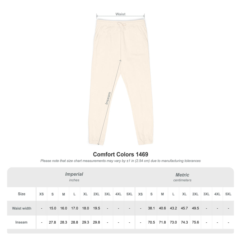 Unisex Embroidered Sea Serpent Joggers